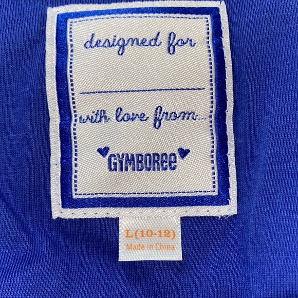 Gymboree Size Large (10-12) Blue Zip-Up Windbreaker with Pink, Peach Flowers - Picture 9 of 14